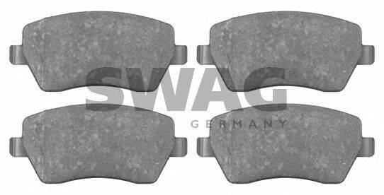 SWAG 60916523 Комплект тормозных колодок, дисковый тормоз
