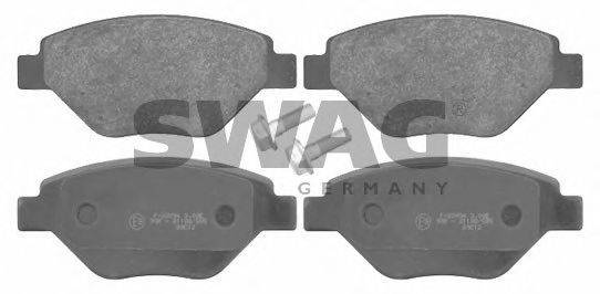 SWAG 60916623 Комплект тормозных колодок, дисковый тормоз