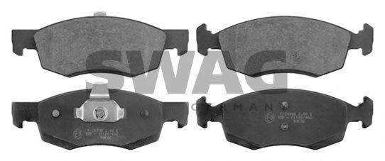 SWAG 60916750 Комплект тормозных колодок, дисковый тормоз