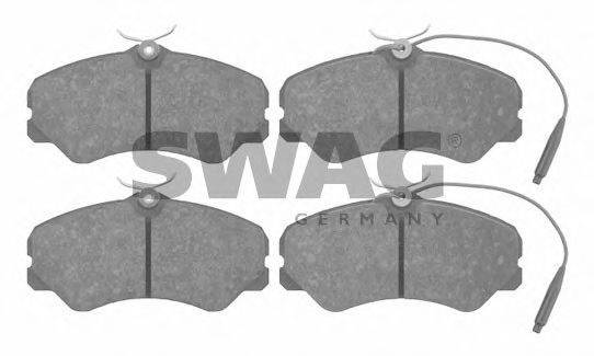 SWAG 62916049 Комплект тормозных колодок, дисковый тормоз