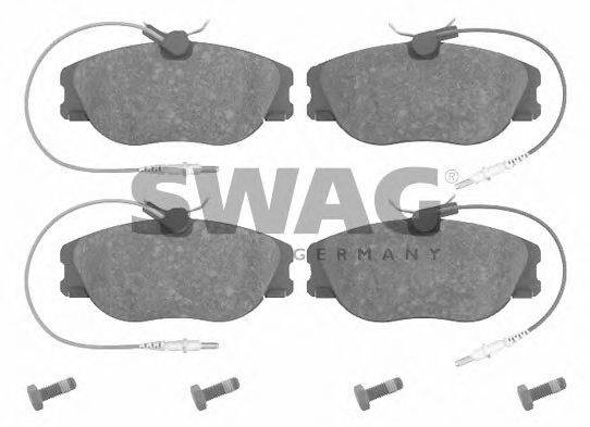 SWAG 62916224 Комплект тормозных колодок, дисковый тормоз