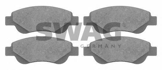 SWAG 62916589 Комплект тормозных колодок, дисковый тормоз