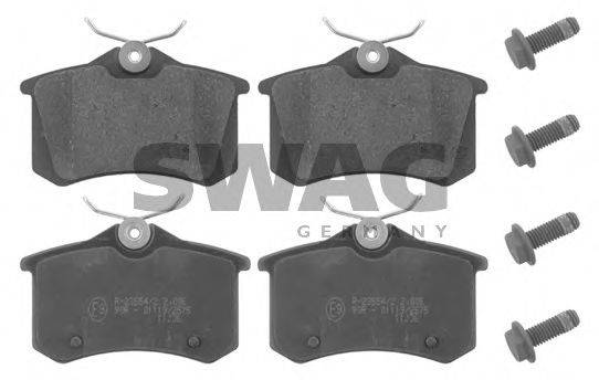 SWAG 62916834 Комплект тормозных колодок, дисковый тормоз