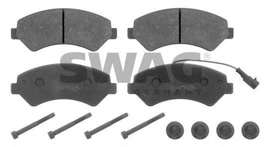 SWAG 62916840 Комплект тормозных колодок, дисковый тормоз