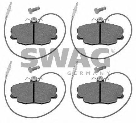 SWAG 64916369 Комплект тормозных колодок, дисковый тормоз