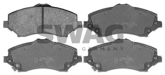SWAG 70116063 Комплект тормозных колодок, дисковый тормоз