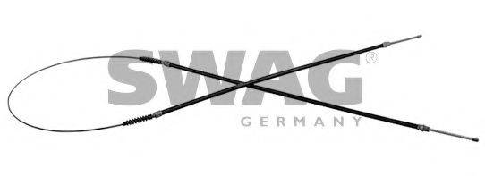 SWAG 70912382 Трос, стояночная тормозная система