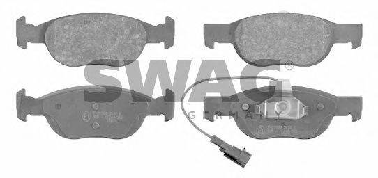 SWAG 70916089 Комплект тормозных колодок, дисковый тормоз