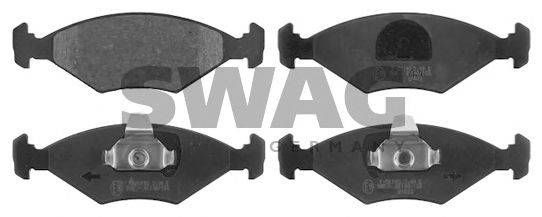 SWAG 70916855 Комплект тормозных колодок, дисковый тормоз