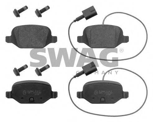 SWAG 70916856 Комплект тормозных колодок, дисковый тормоз