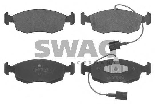 SWAG 70916858 Комплект тормозных колодок, дисковый тормоз