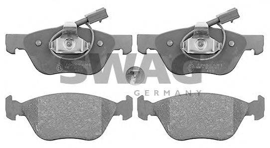 SWAG 74116008 Комплект тормозных колодок, дисковый тормоз