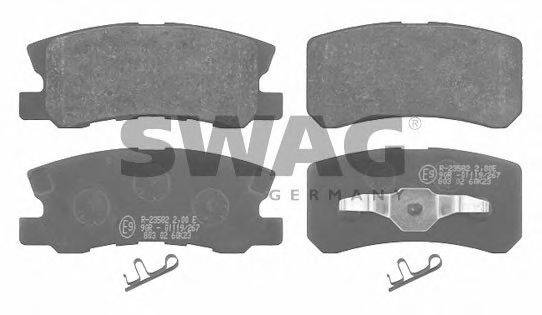 SWAG 80916583 Комплект тормозных колодок, дисковый тормоз