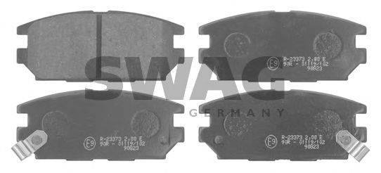 SWAG 80916756 Комплект тормозных колодок, дисковый тормоз