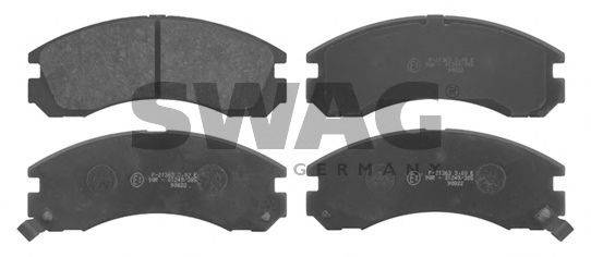 SWAG 80916776 Комплект тормозных колодок, дисковый тормоз