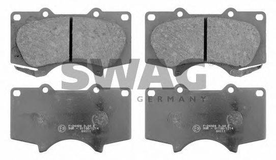 SWAG 81916726 Комплект тормозных колодок, дисковый тормоз