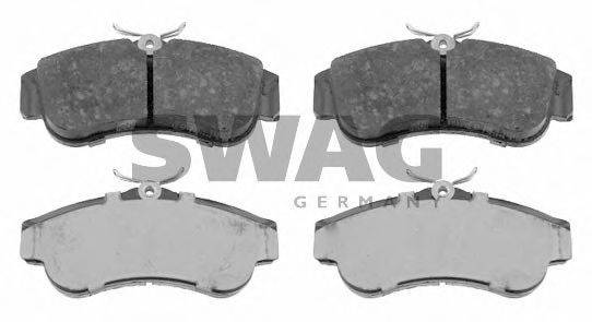 SWAG 82916201 Комплект тормозных колодок, дисковый тормоз