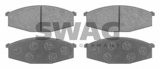 Комплект тормозных колодок, дисковый тормоз SWAG 82 91 6263