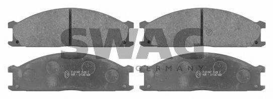 Комплект тормозных колодок, дисковый тормоз SWAG 82 91 6265