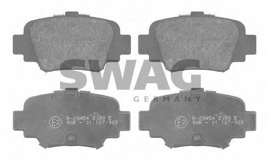 Комплект тормозных колодок, дисковый тормоз SWAG 82 91 6269