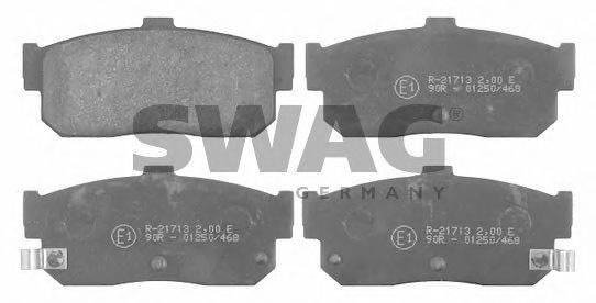 SWAG 82916272 Комплект тормозных колодок, дисковый тормоз