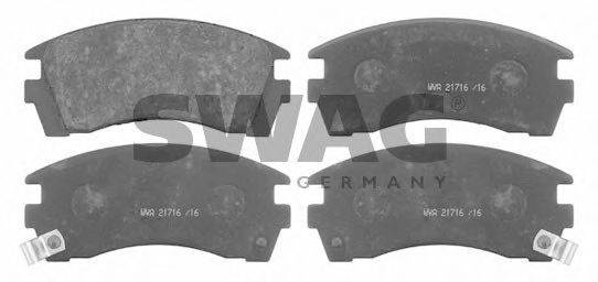 SWAG 82916275 Комплект тормозных колодок, дисковый тормоз