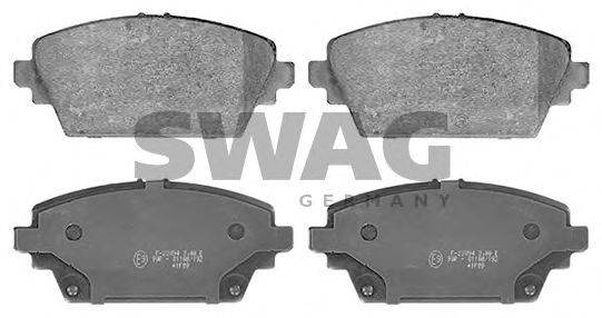 SWAG 82916389 Комплект тормозных колодок, дисковый тормоз