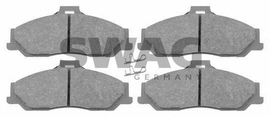 SWAG 83916520 Комплект тормозных колодок, дисковый тормоз