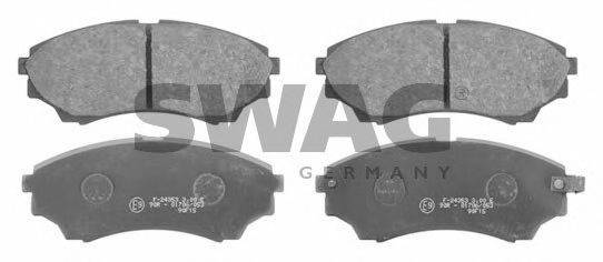 SWAG 83916739 Комплект тормозных колодок, дисковый тормоз