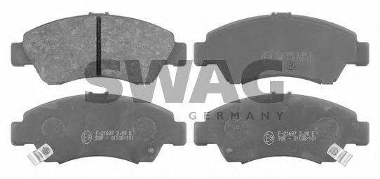SWAG 85916303 Комплект тормозных колодок, дисковый тормоз