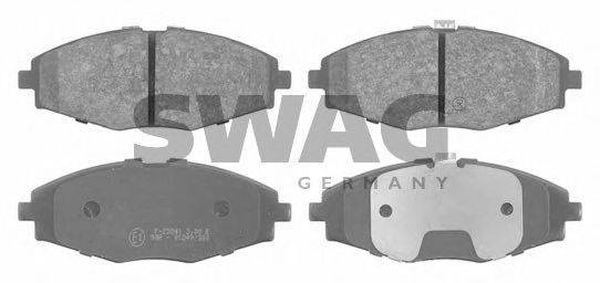 SWAG 89916341 Комплект тормозных колодок, дисковый тормоз