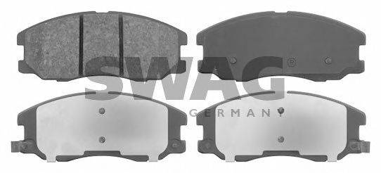 SWAG 89916632 Комплект тормозных колодок, дисковый тормоз