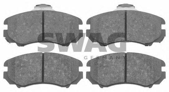 SWAG 90916489 Комплект тормозных колодок, дисковый тормоз