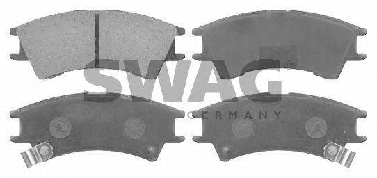 SWAG 90916541 Комплект тормозных колодок, дисковый тормоз