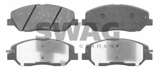 SWAG 90916667 Комплект тормозных колодок, дисковый тормоз