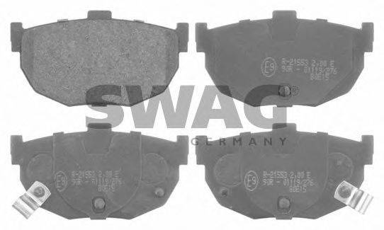 SWAG 90916676 Комплект тормозных колодок, дисковый тормоз