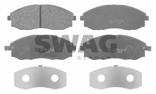 SWAG 90916680 Комплект тормозных колодок, дисковый тормоз