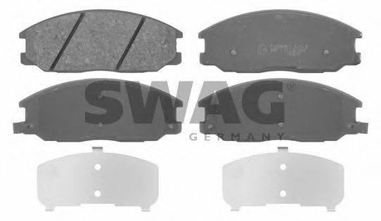 SWAG 90916682 Комплект тормозных колодок, дисковый тормоз