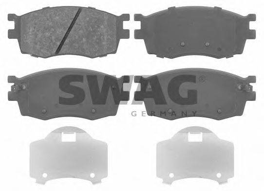 SWAG 90916699 Комплект тормозных колодок, дисковый тормоз