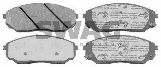 SWAG 91916471 Комплект тормозных колодок, дисковый тормоз