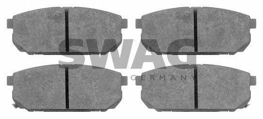 SWAG 91916524 Комплект тормозных колодок, дисковый тормоз