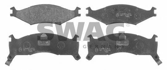SWAG 91916558 Комплект тормозных колодок, дисковый тормоз