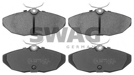 Комплект тормозных колодок, дисковый тормоз SWAG 99 11 6090