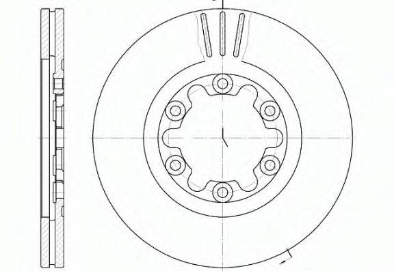 Тормозной диск REMSA 6882.10