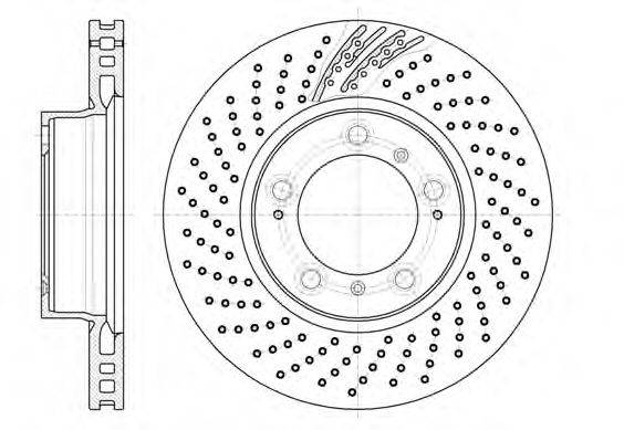 Тормозной диск REMSA 61133.10