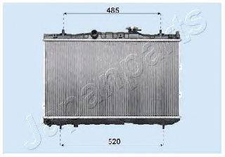 Радиатор, охлаждение двигателя JAPANPARTS RDA333030