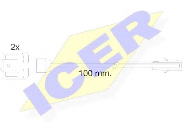 ICER 610010EC Сигнализатор, износ тормозных колодок