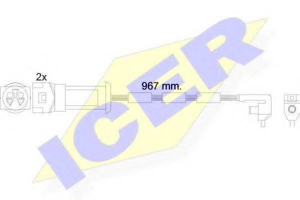 Сигнализатор, износ тормозных колодок ICER 610069 E C