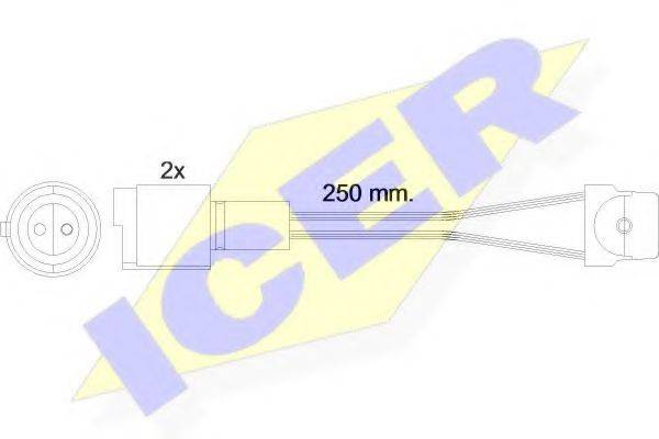 Сигнализатор, износ тормозных колодок ICER 610091 E C