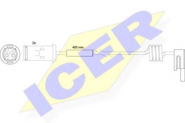 ICER 610236EC Сигнализатор, износ тормозных колодок